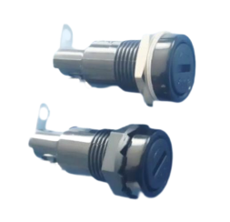 保險絲座R3-11塑膠/金屬螺母5*20mm一字頭